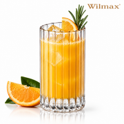 Wilmax Glas 350 ml 6er-Set Transparent Borosilikatglas – Anwendungs- oder Detailansicht; Lieferumfang: 6 Stück