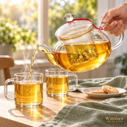 Wilmax Teekanne 1550 ml mit Glasfilter Transparent Thermoglas – Anwendungs- oder Detailansicht; Lieferumfang: 1 Stück