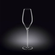 Wilmax Champagnerflöte 300 ml 2er-Set Transparent – Crystalline – Anwendungs- oder Detailansicht; Lieferumfang: 2 Stück