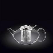 Wilmax Teekanne 650 ml mit Edelstahlfilter Transparent Thermoglas – Anwendungs- oder Detailansicht; Lieferumfang: 1 Stück