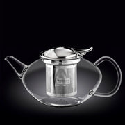 Wilmax Teekanne 1550 ml mit Edelstahlfilter Transparent Thermoglas – Anwendungs- oder Detailansicht; Lieferumfang: 1 Stück