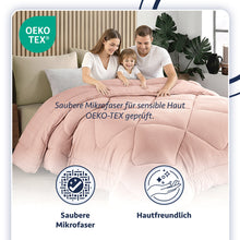 HELDENA Wellsoft Bettdecke Rosa – Detail der doppelseitigen Ausführung
