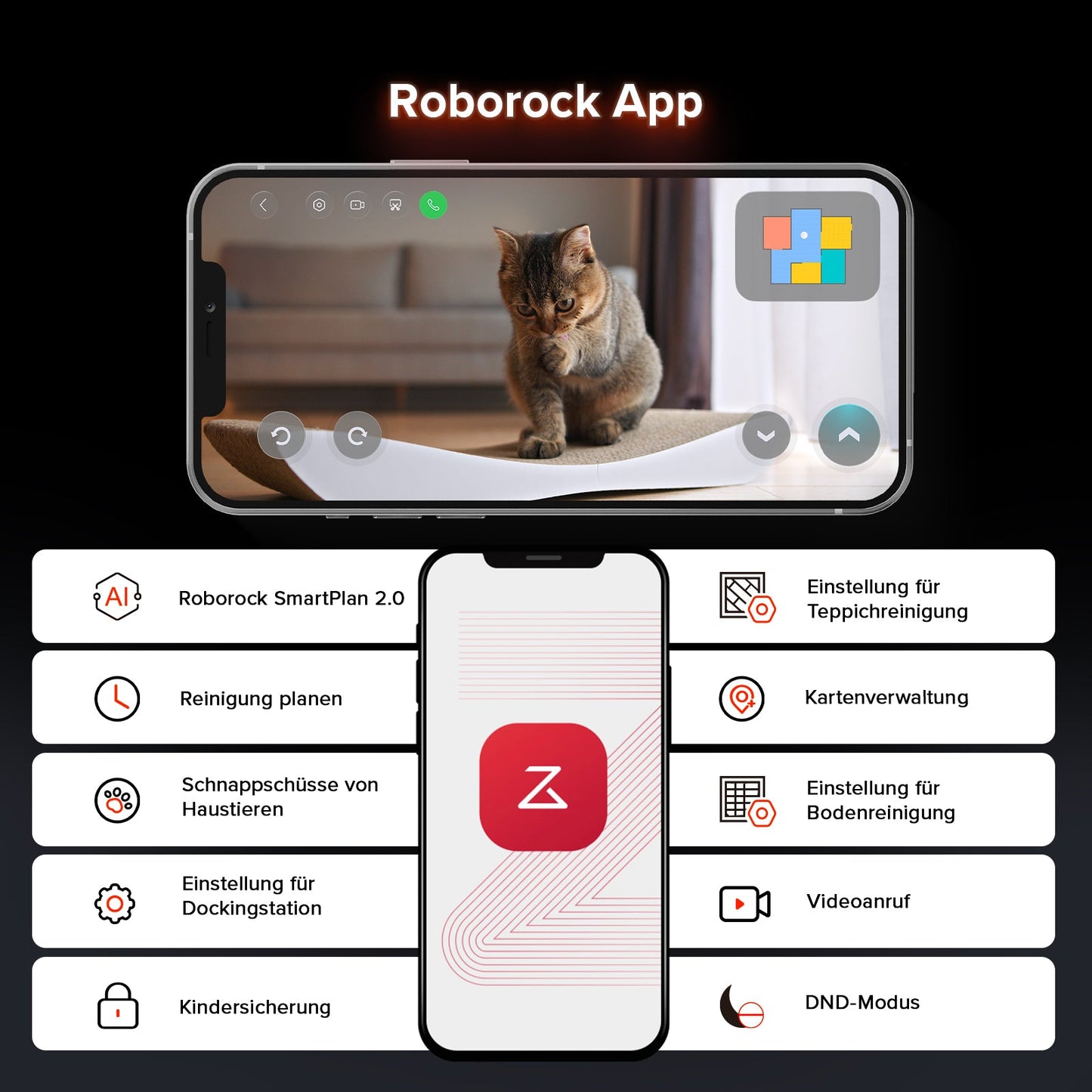 Roborock Saros 10R Saug- & Wischroboter – 20.000 Pa | StarSight 2.0 | ultraflach 7,98 cm