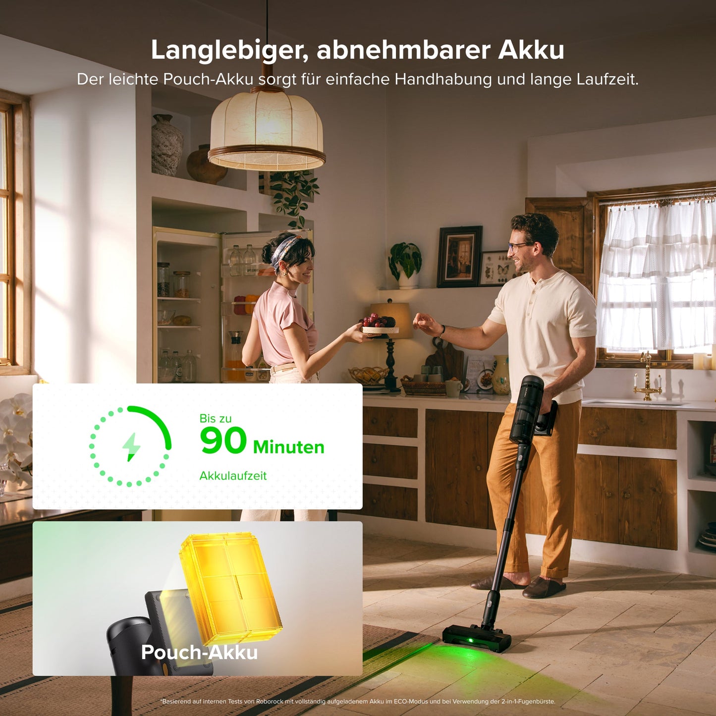 Roborock H60 Hub Ultra Zubehör für Polster Fugen Möbel und Bodenreinigung