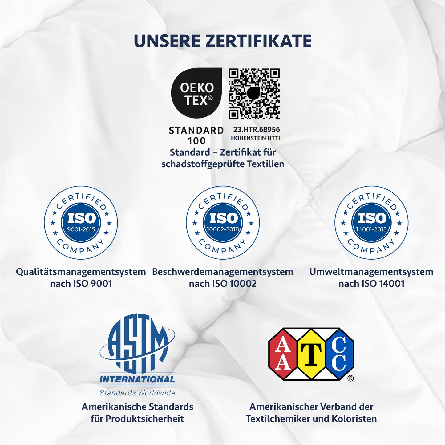 HELDENA Schlafzimmer Textilien FORMEYA Mikrofaser Steppdecke Grau im Sortiment