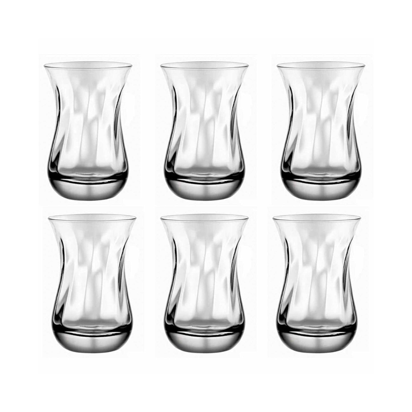 Pasabahce Aida Teeglas 160 ml transparent für türkischen Tee und Alltag