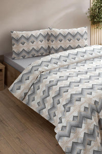 HELDENA LOVELY Bettwäsche-Set Schwarz 160×220 cm mit Spannbettlaken