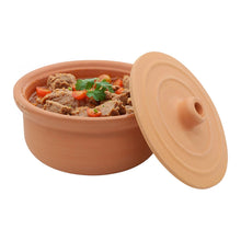 Tontopf Terrakotta 1350 ml für langsames Schmoren und Servieren
