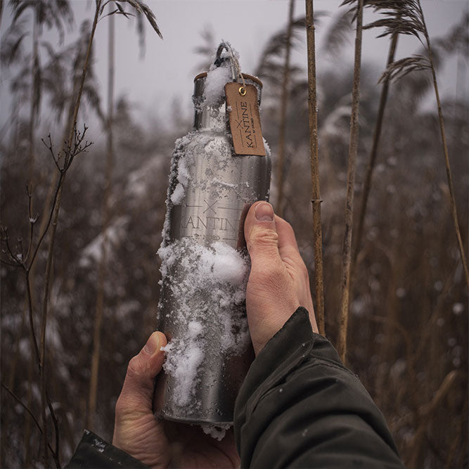 Thermoflasche Outdoor 750 ml mit Vakuumisolierung für heiße und kalte Getränke