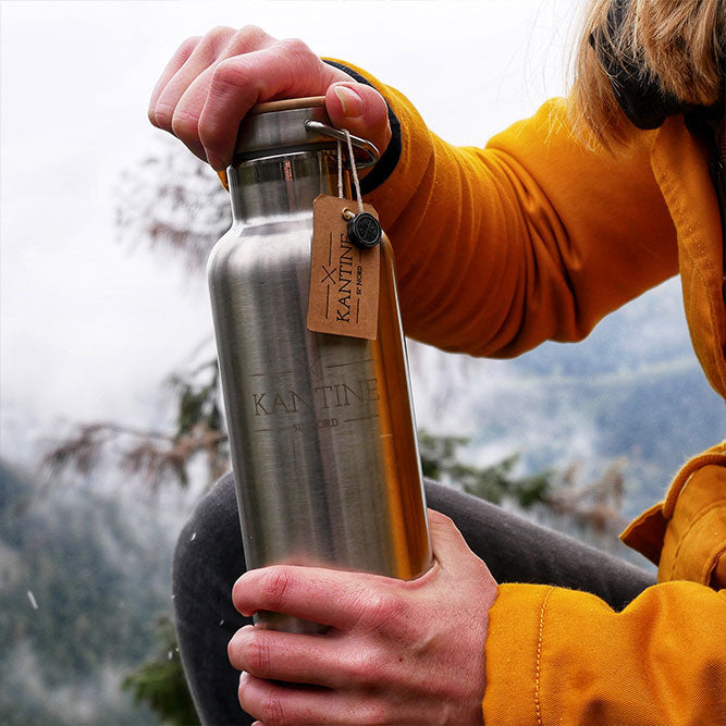 HELDENA Edelstahl Thermoflasche Outdoor für Reisen Alltag und Home Kitchen