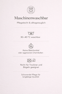 HELDENA Bettwäsche-Set – Pflegehinweise