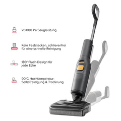 F25 BX saugt und wischt Hartboden gleichzeitig 20.000 Pa HyperForce