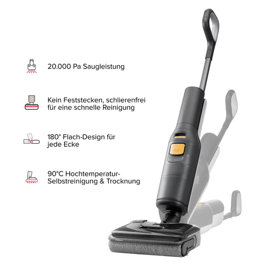 F25 BX saugt und wischt Hartboden gleichzeitig 20.000 Pa HyperForce