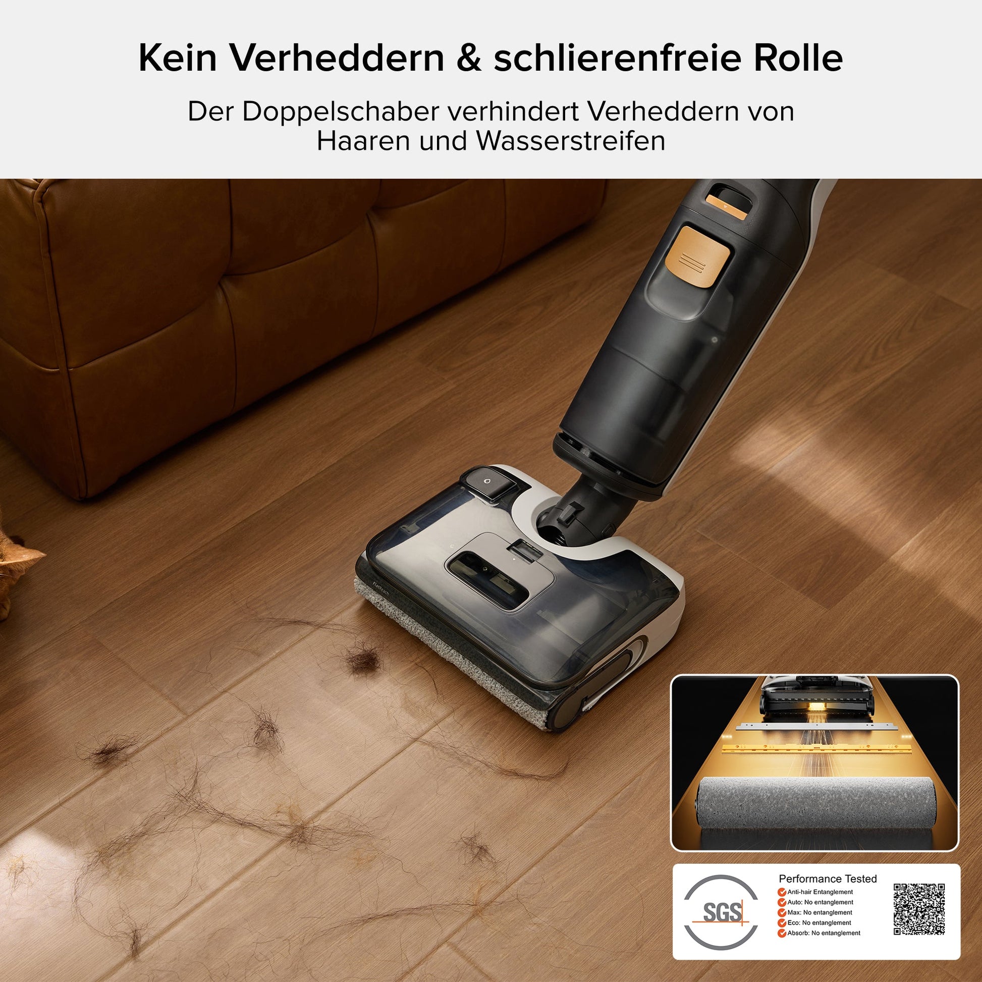 F25 BX 180° Flachdesign reinigt problemlos unter Möbeln und Sofa