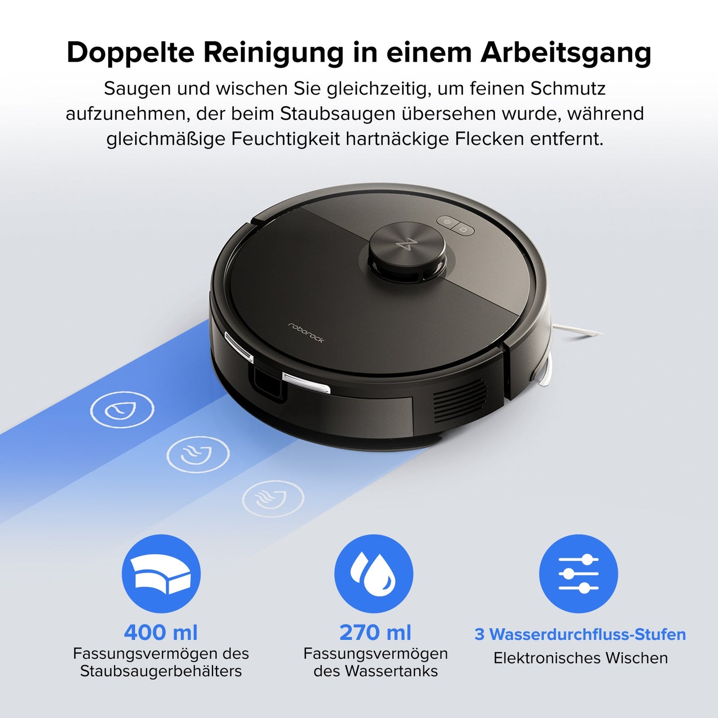 Roborock Q7 L5 Saug- & Wischroboter – 8.000 Pa | Dual Anti-Tangle | HELDENA
