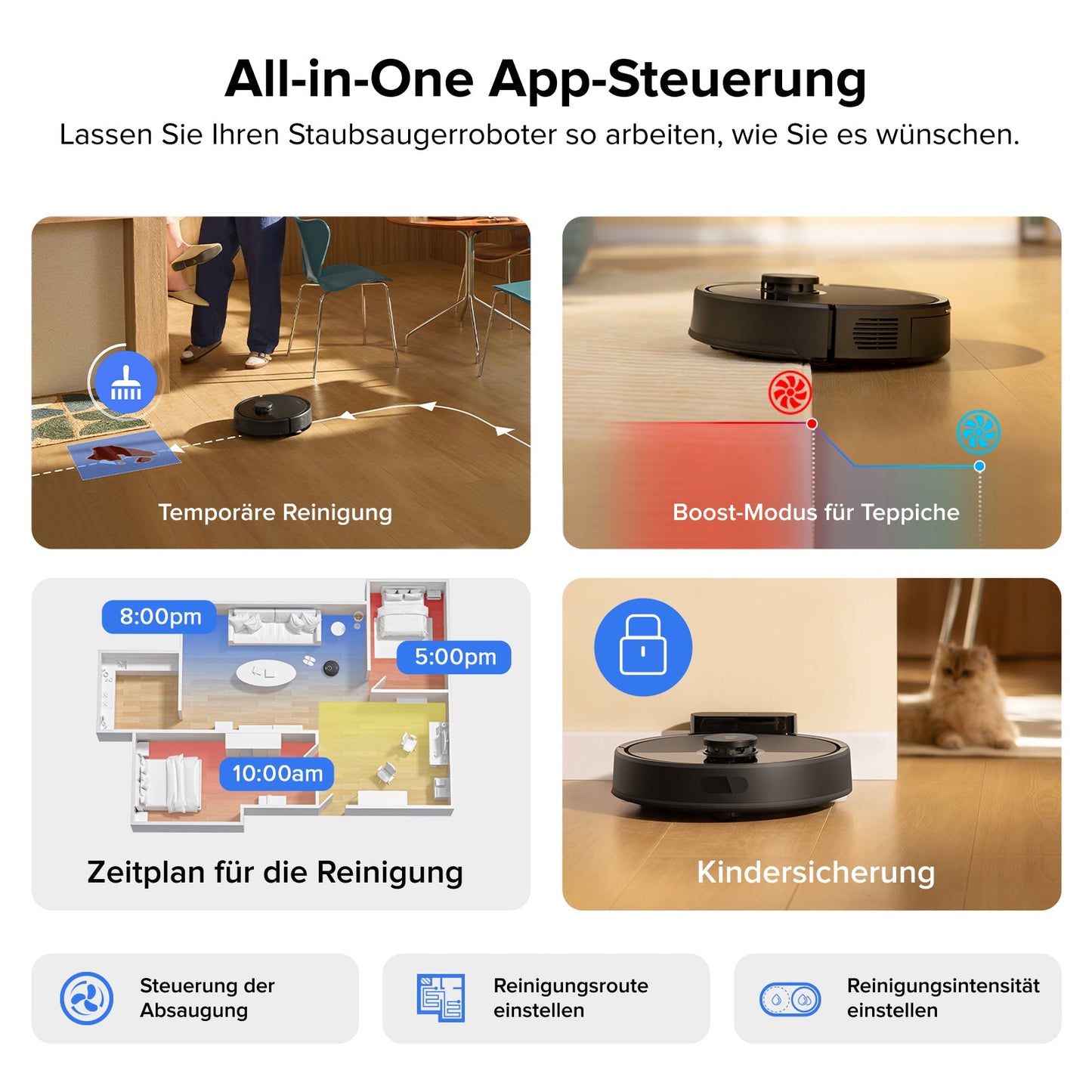 Roborock Q7 L5 Saug- & Wischroboter – 8.000 Pa | Dual Anti-Tangle | HELDENA