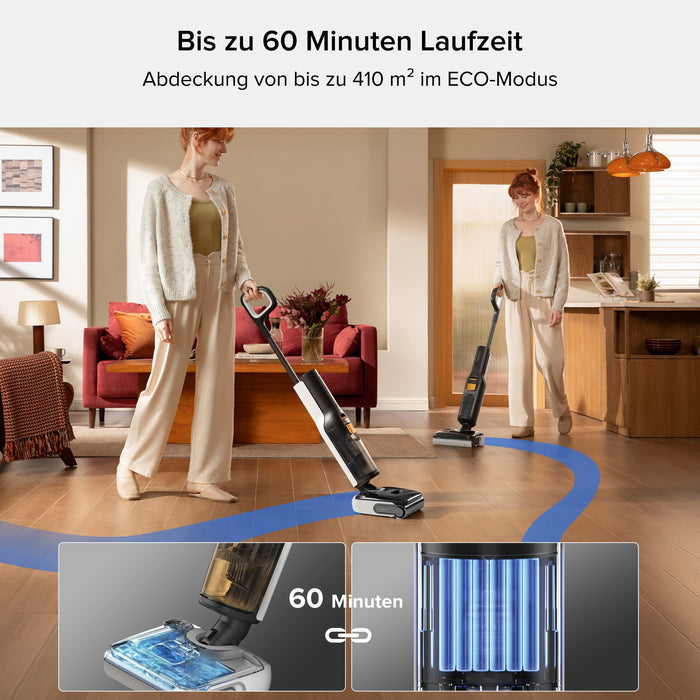 F25 BX Lifestyle Küche Wohnraum Hartboden weißer Wischsauger
