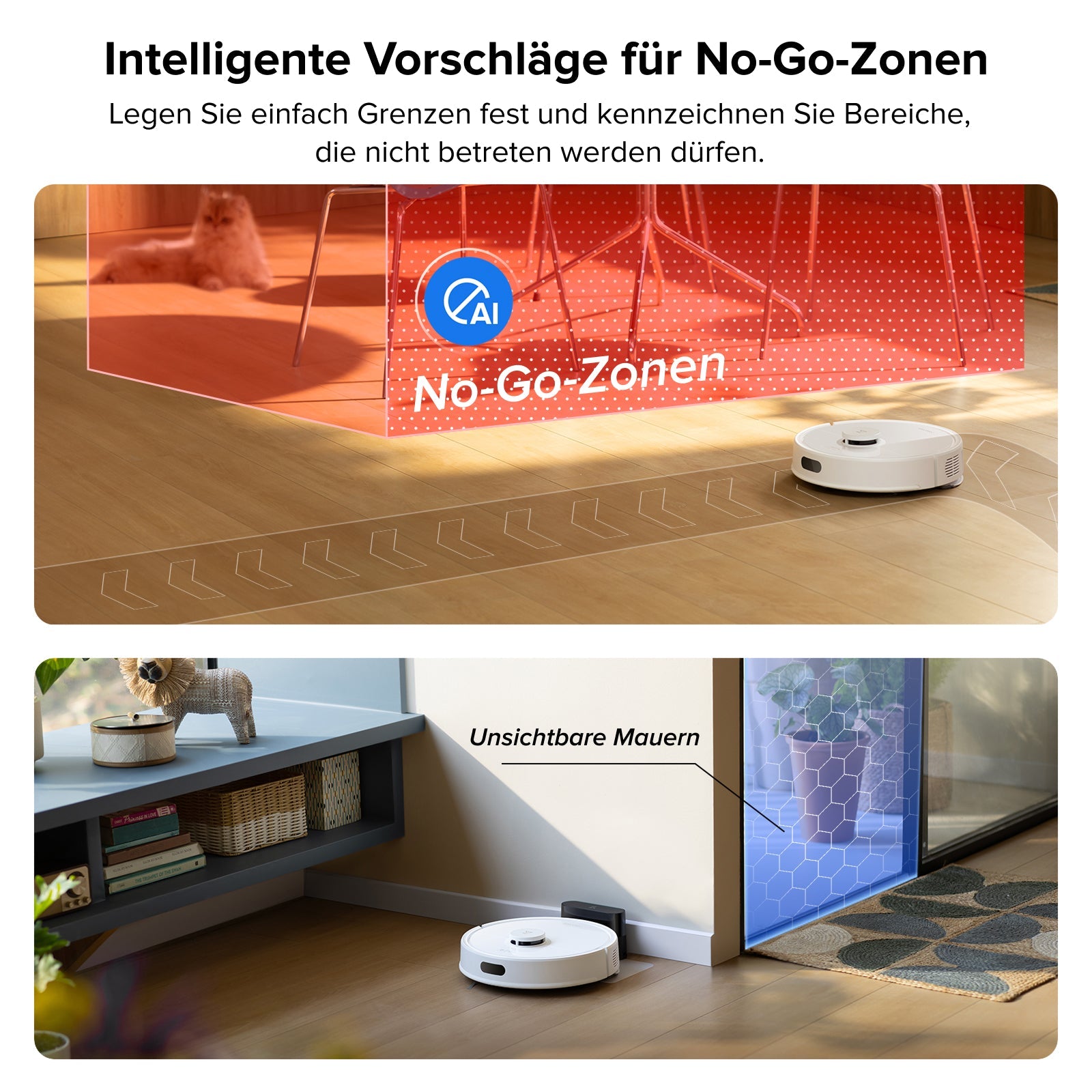 Q7 L5 Akku 3200 mAh kehrt automatisch zur Ladestation zurück