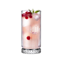 Longdrinkgläser 365 ml – 4er Set mit Facettenschliff – Produktansicht 7