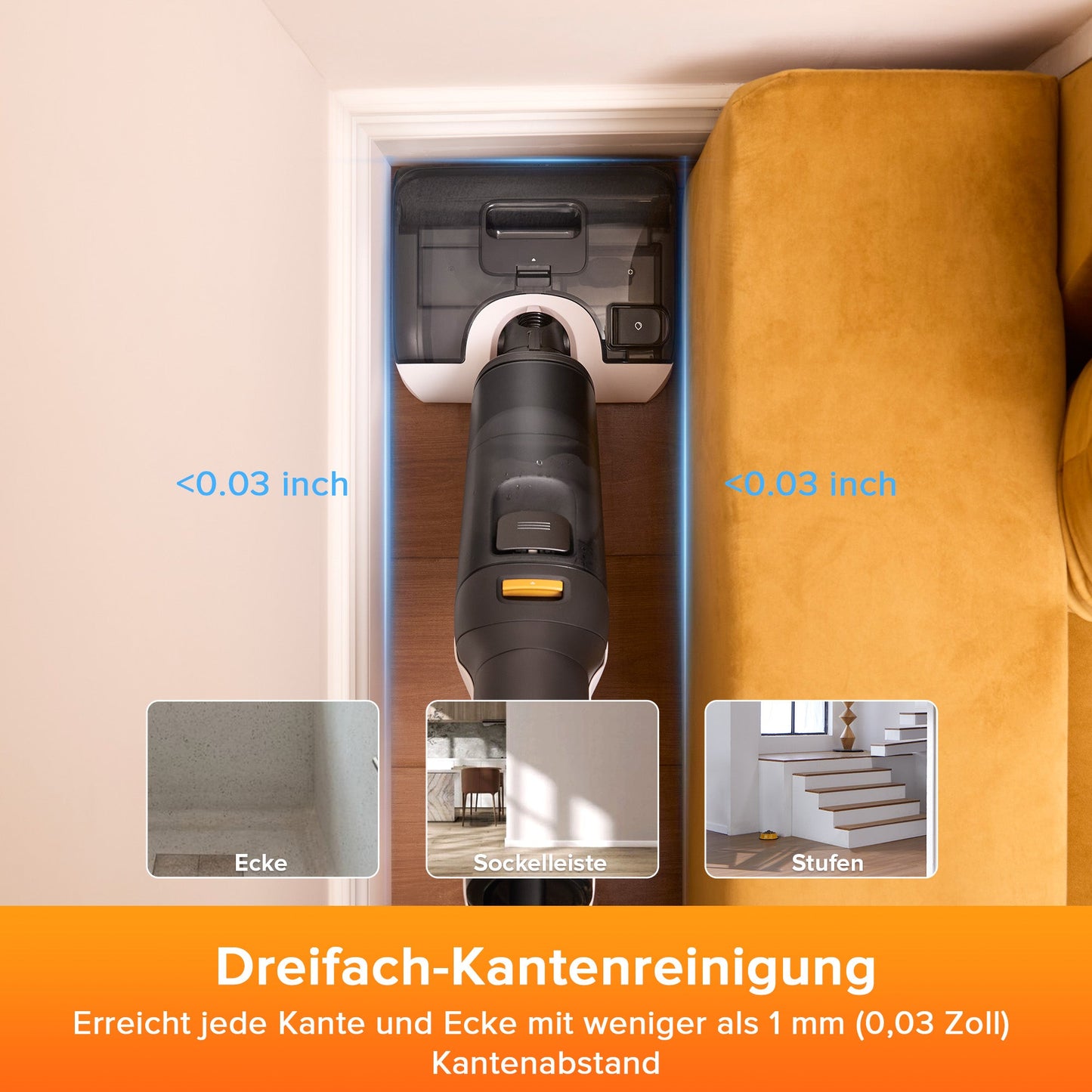 Roborock F25 LT Frischwassertank 870 ml einfach befüllen