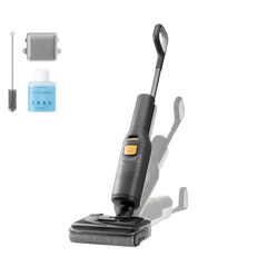 Roborock F25 BX weißer Wischsauger 180° flach absenkbar Frontansicht