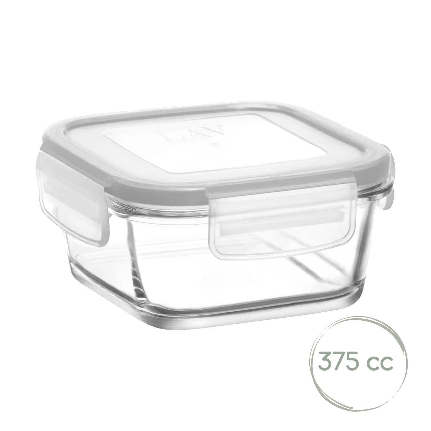 Glasfrischhaltedose LAV Fresco 375 ml transparent fuer Lebensmittelaufbewahrung