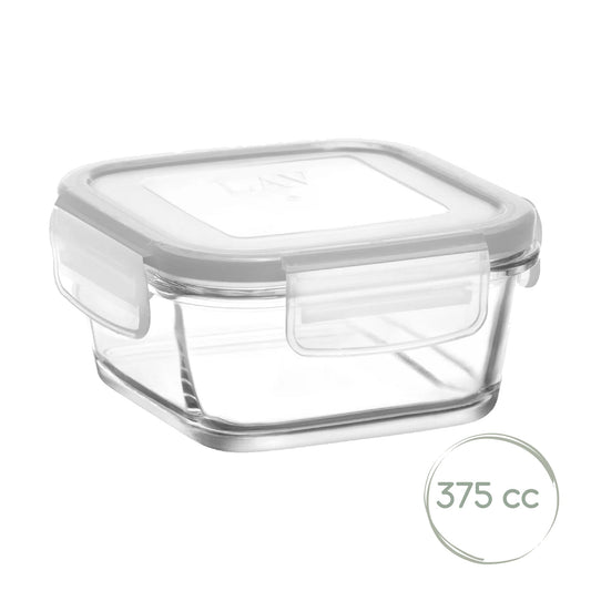 Glasfrischhaltedose LAV Fresco 375 ml transparent fuer Lebensmittelaufbewahrung
