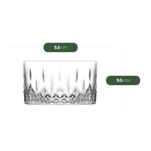 Maßansicht der LAV Odin Glasschalen 260 ml aus Glas