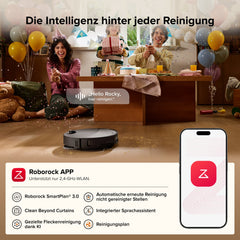Roborock App Steuerung für Qrevo Edge 2 mit Raumkarte und Reinigungsplan am Smartphone