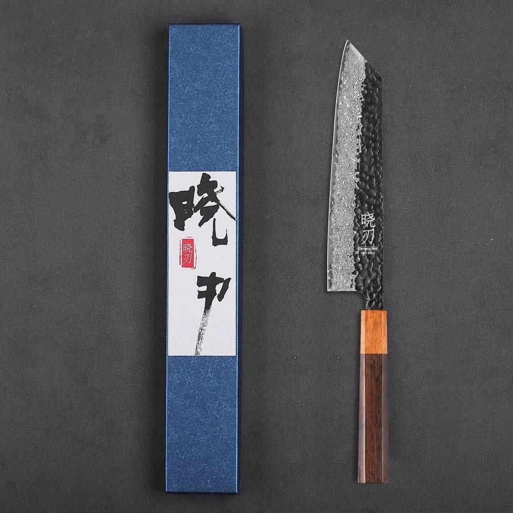 Handgeschmiedetes Kiritsuke Messer 20 cm mit traditioneller japanischer Klingenform