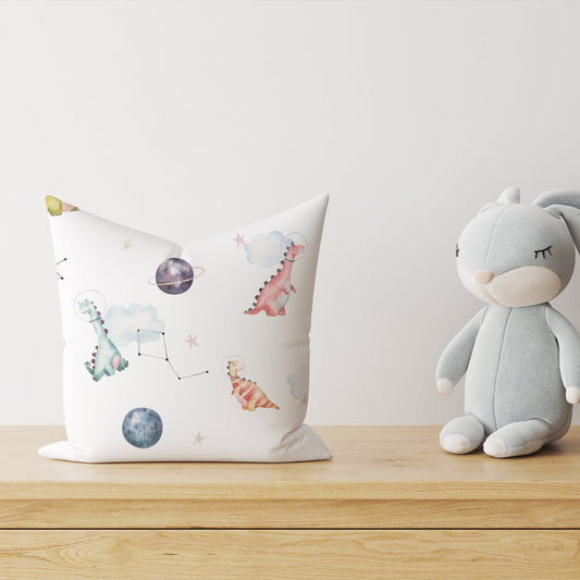 HELDENA Kinder-Dekokissen Dino Galaxy 40 × 40 cm – zweite Produktansicht