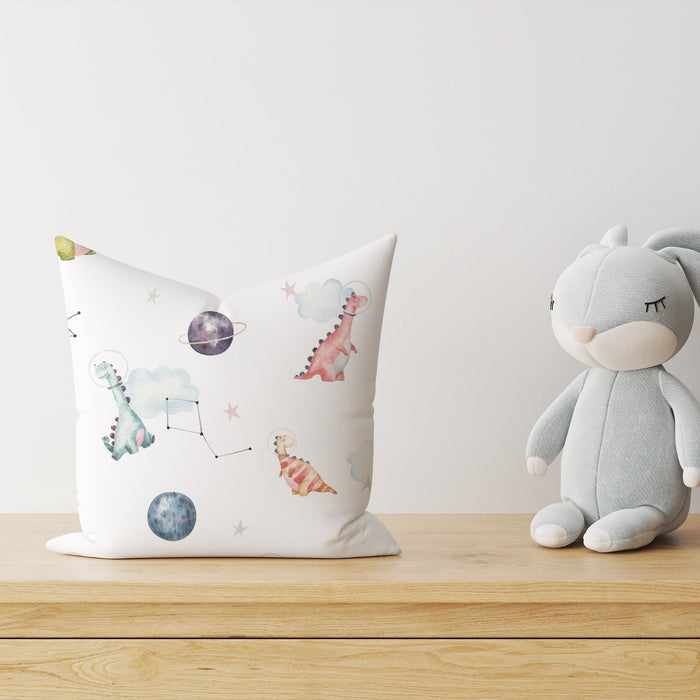 HELDENA Kinder-Dekokissen Dino Galaxy 40 × 40 cm – zweite Produktansicht