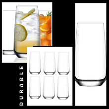 6er Set Trinkgläser 480 ml für Haushalt und Dinner