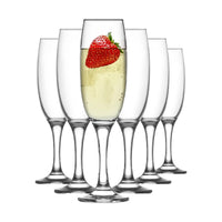 HELDENA Sektgläser 220 ml – 6er-Set