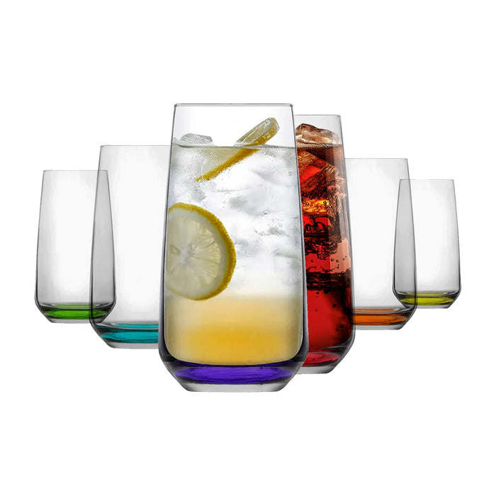 HELDENA Longdrinkgläser 480 ml – 6er-Set
