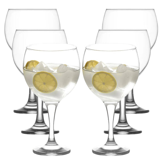 Lav Misket Allzweckgläser 645ml mit verlängertem Stiel, 6er Set