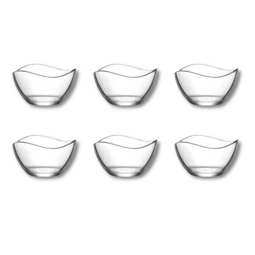 HELDENA Mini-Glasschalen 65 ml – 6er-Set