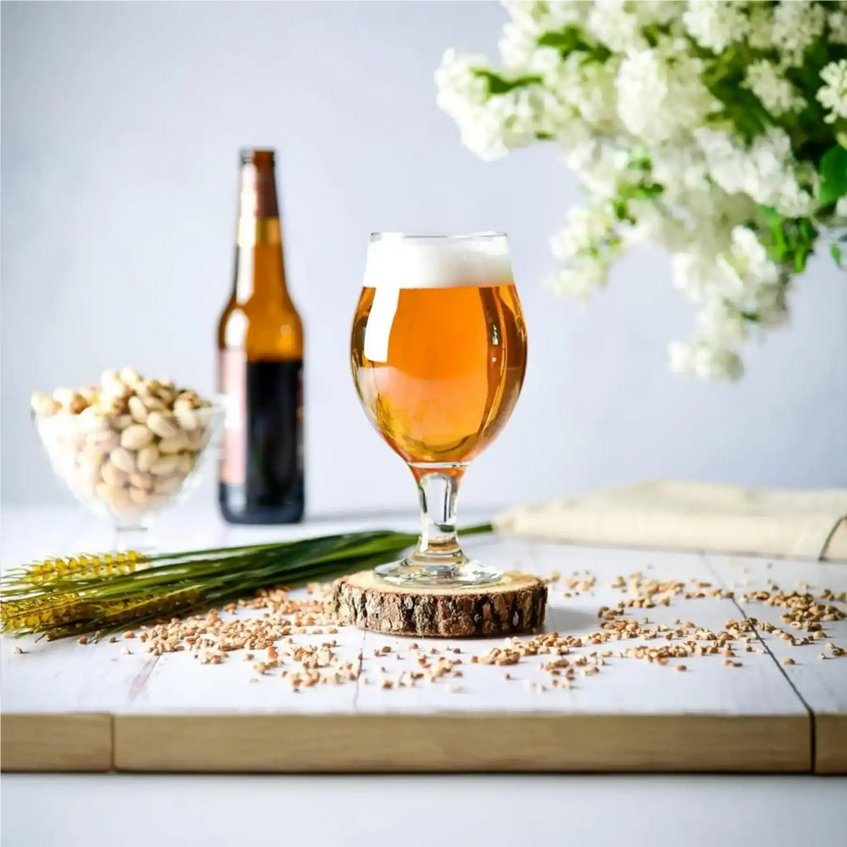 LAV Angelina 570 ml Trinkgläser aus transparentem Glas für Bier und Longdrinks