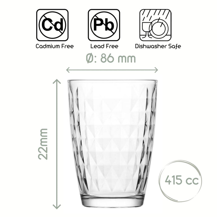 415 ml – 6er Longdrinkgläser – Ansicht 11