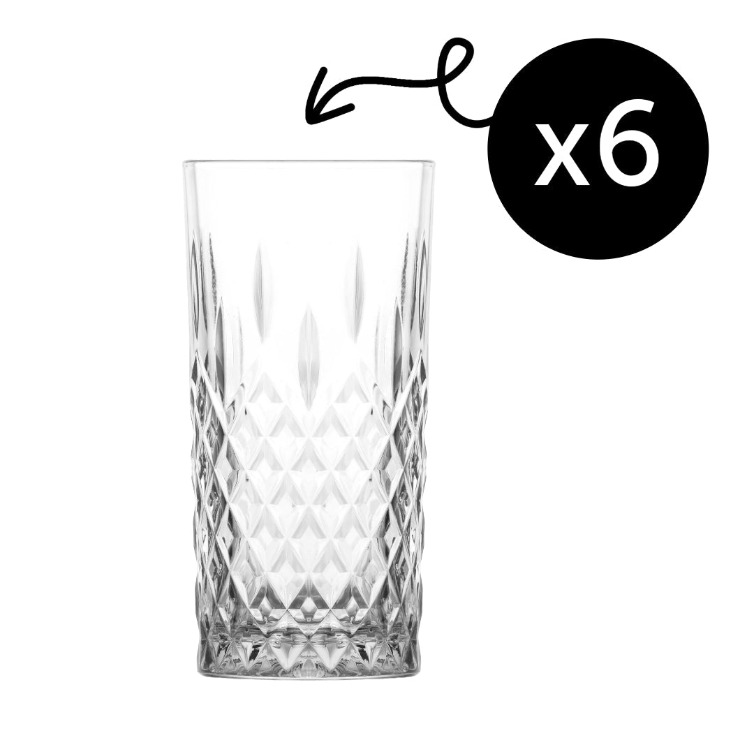 LAV Odin Trinkgläser 355 ml stapelbar für moderne Küchen und Tisch