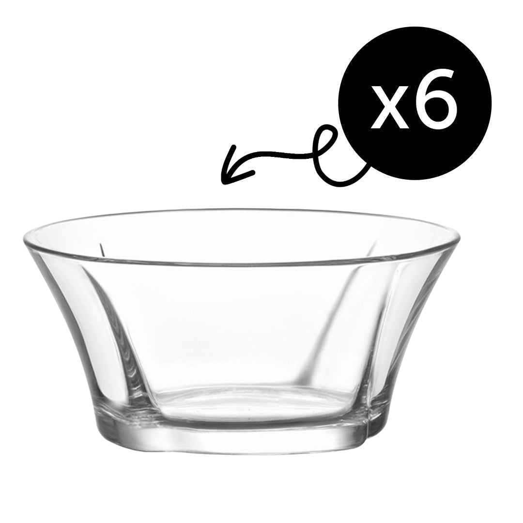 Transparente LAV Truva Dessertschalen 310 ml für moderne Tischkultur