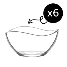 LAV Vira Glasschalen modernes klares Glasdesign für Alltag Dinner und Frühstück