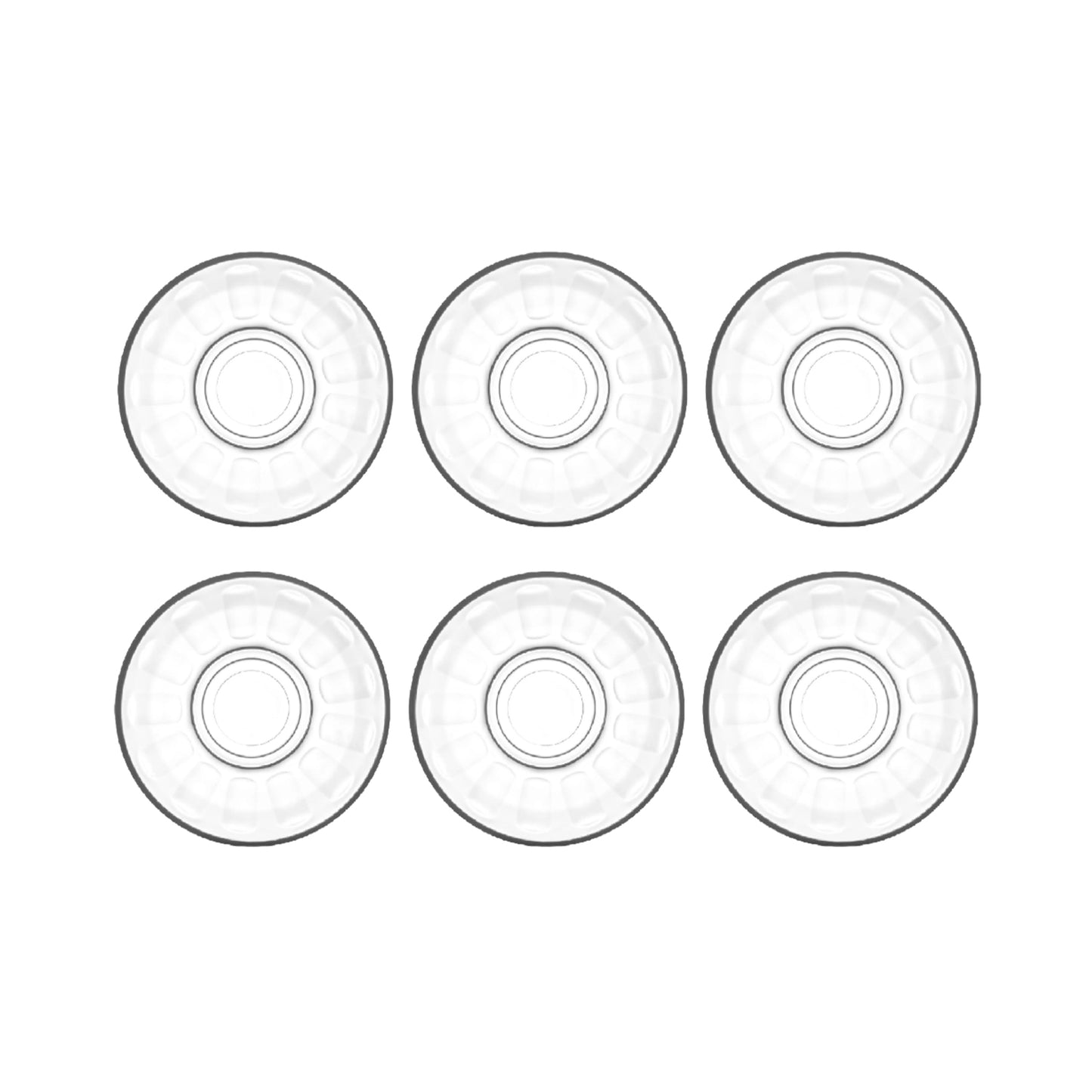 HELDENA Klasik Teeteller Ø 102 mm – 6er Set