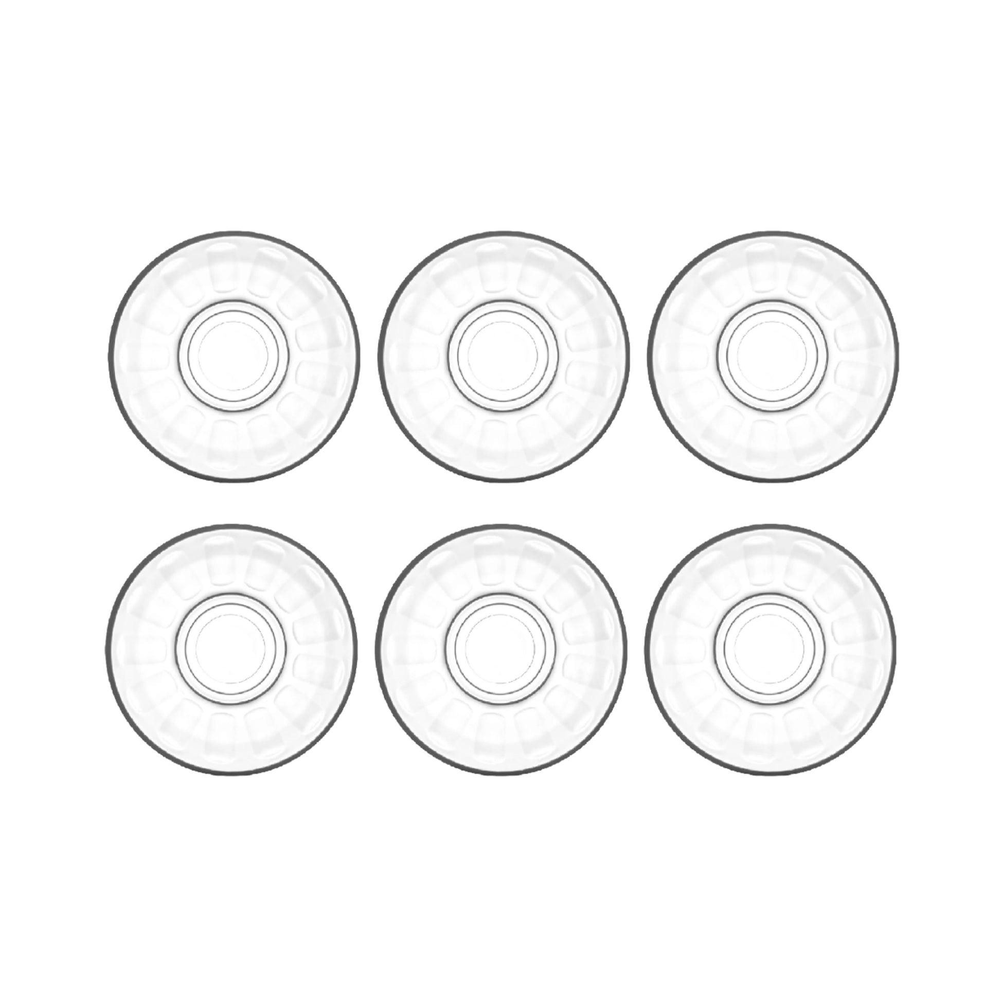 HELDENA Klasik Teeteller Ø 102 mm – 6er Set