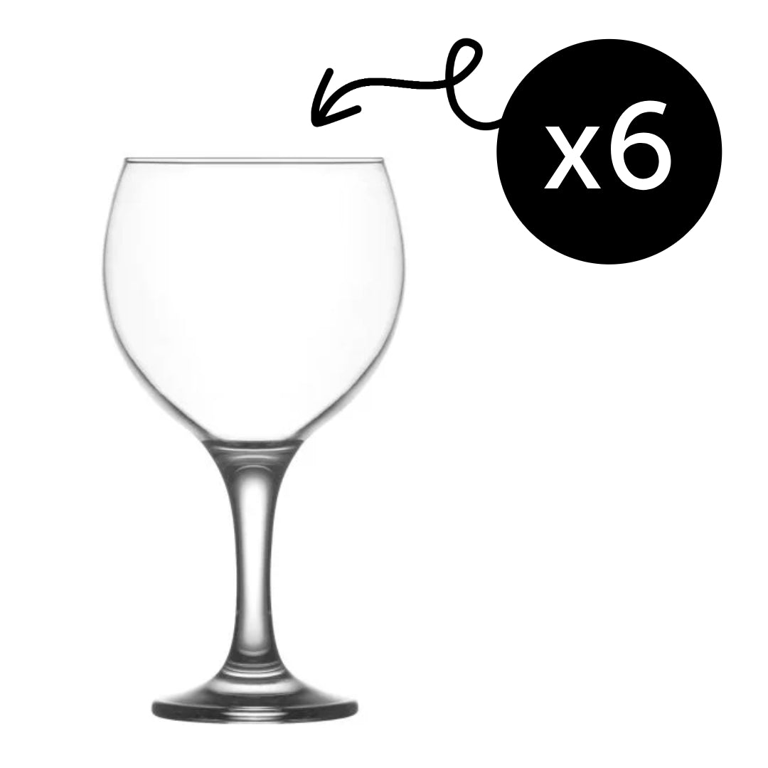 Allzweckglas LAV Misket Boden Detailansicht 645 ml stabiles transparentes Glas