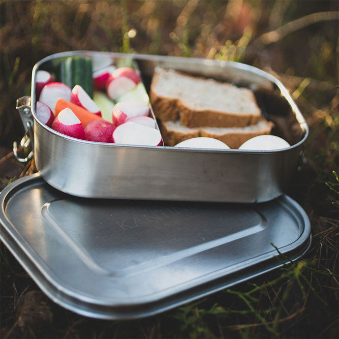 HELDENA Lunchbox Classic XL für Salate Sandwiches und warmes Mittagessen