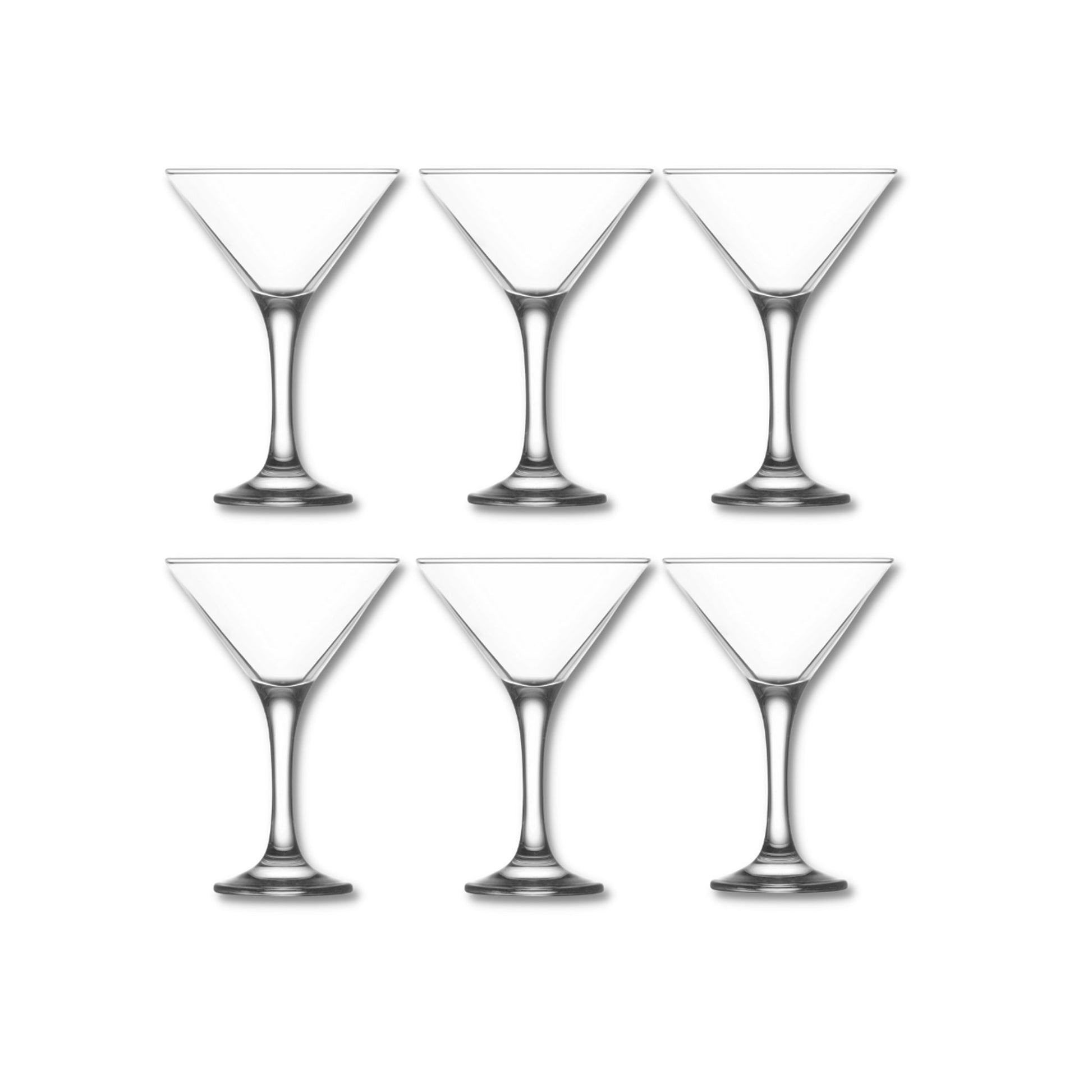 HELDENA Misket Martinigläser 175 ml – 6er Set