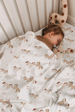 "Pferdchen" Premium Kinderbettwäsche