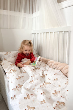"Pferdchen" Premium Kinderbettwäsche