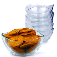 Glasschalen transparent aus Glas für moderne gedeckte Tafeln und Familie
